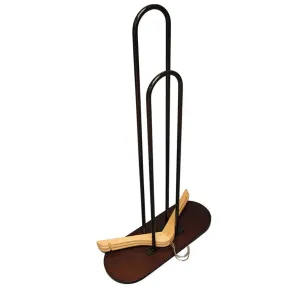 101M-Wd Deluxe Wood Hanger Stackers, Mahogany, Pack Of 1