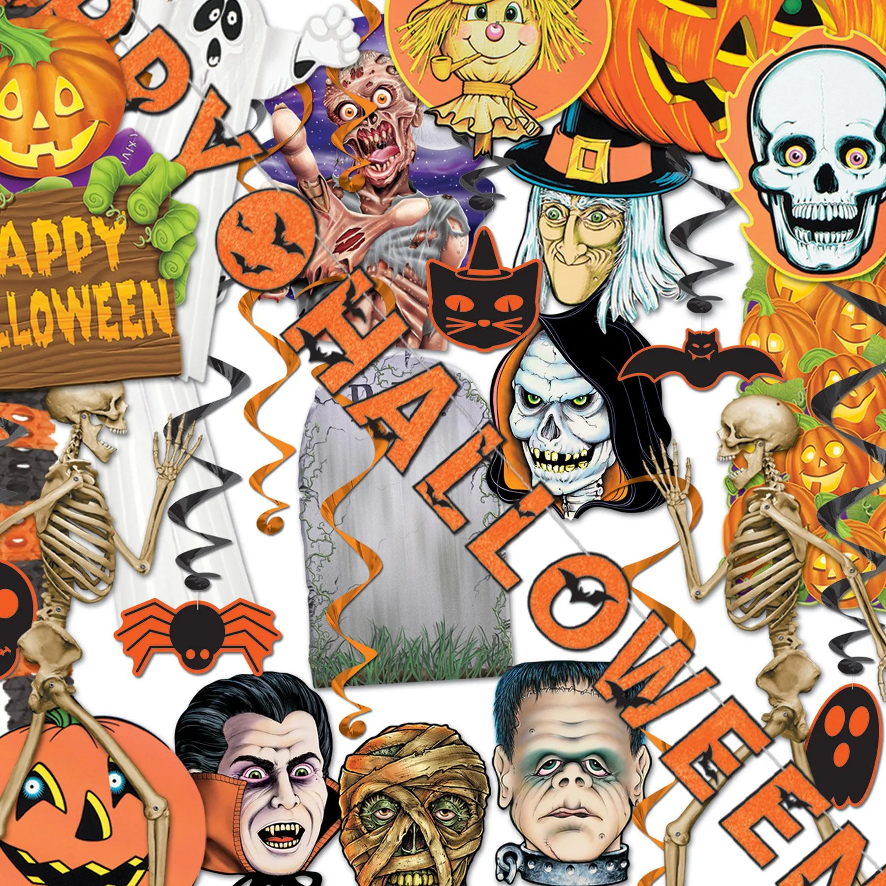 26 Piece Halloween Decorating Kit