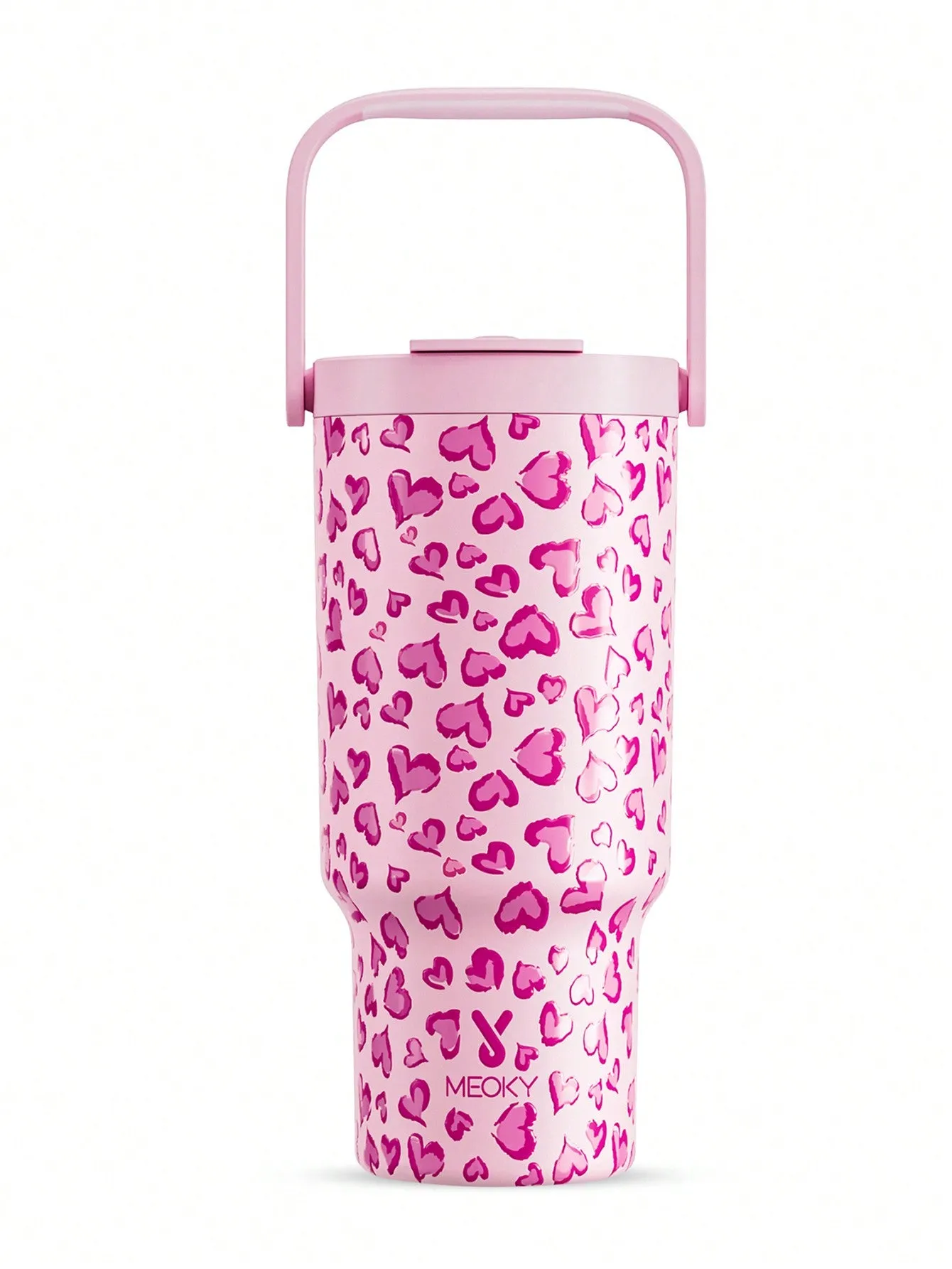 32oz Handle Cup: Vacuum Insulated Water Bottle for Hot and Cold Drinks - Leakproof Lid and Straw - Ideal for Outdoor Activities and Travel