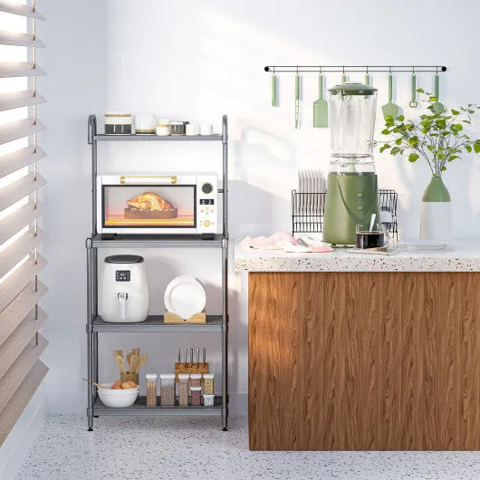 4-Tier Baker€™s Rack Stand Shelves Kitchen Storage Rack Organizer