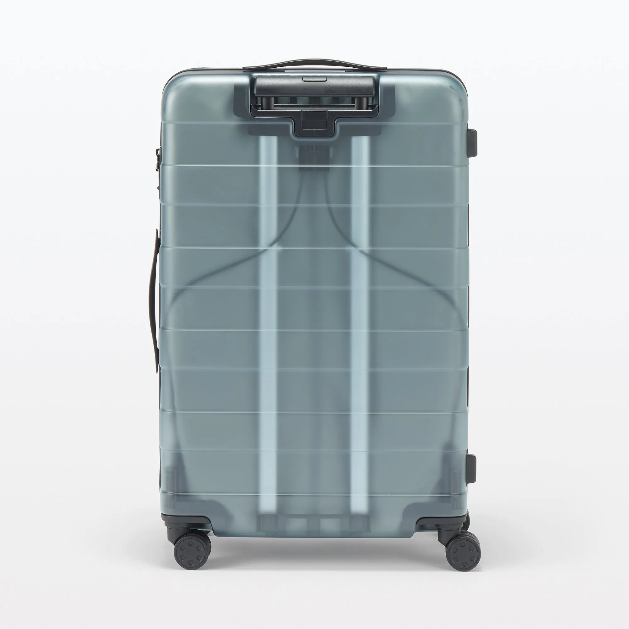 Adjustable Handle Hard Shell Suitcase 75L - Translucent | Check-In