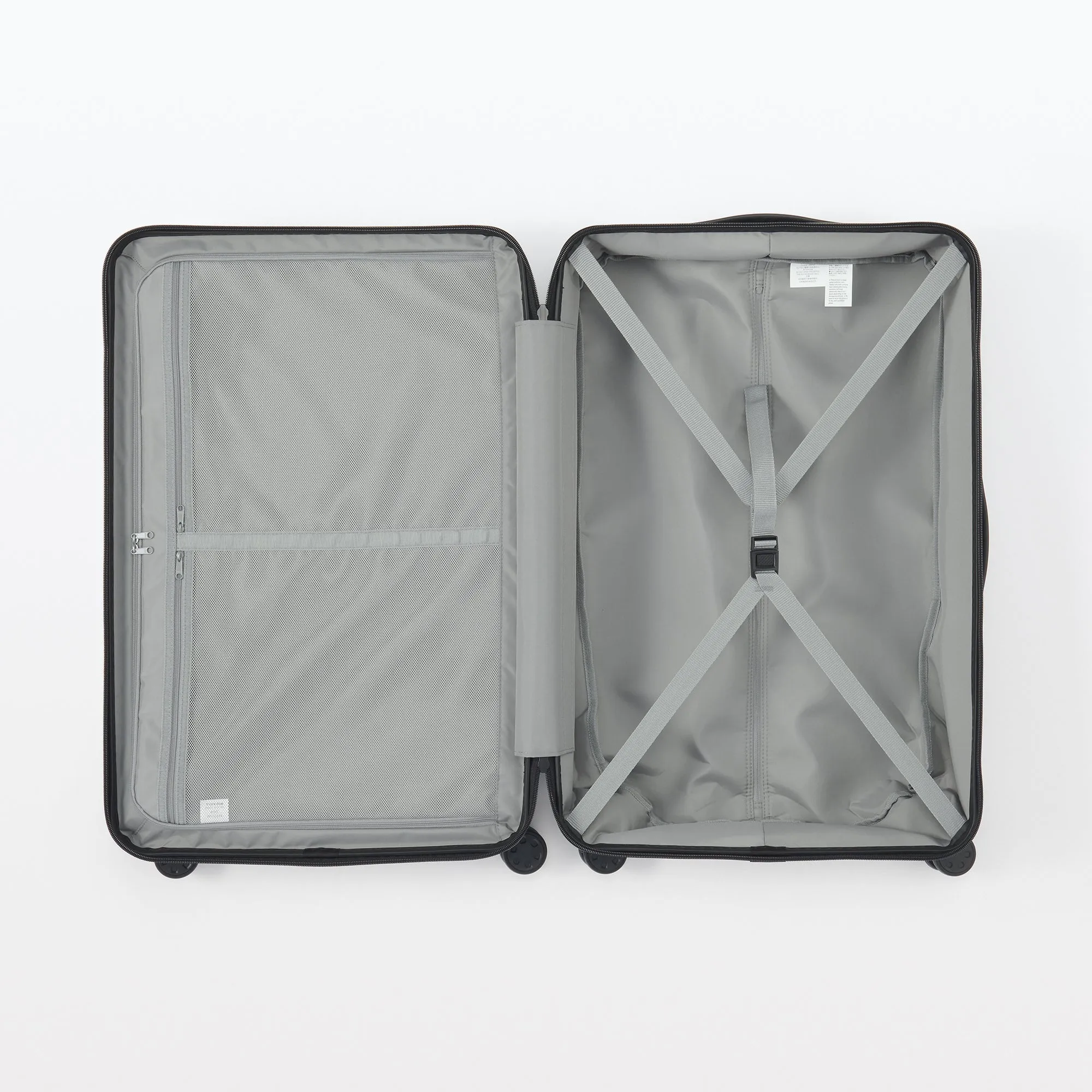 Adjustable Handle Hard Shell Suitcase 75L - Translucent | Check-In