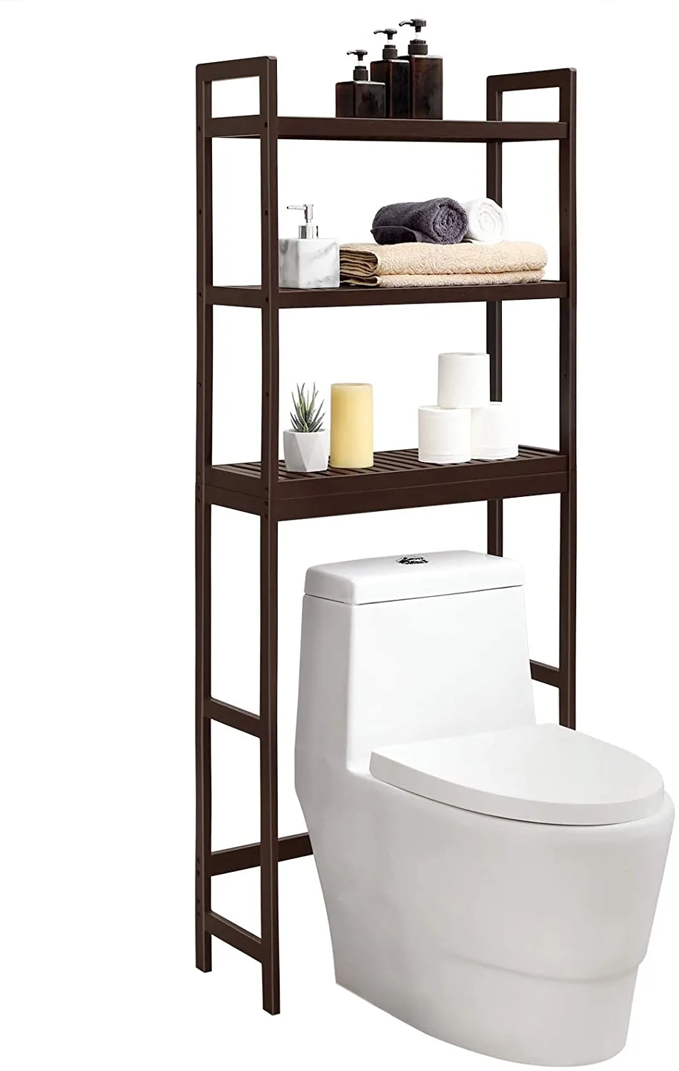 Adjustable Shelves Bathroom Organizer