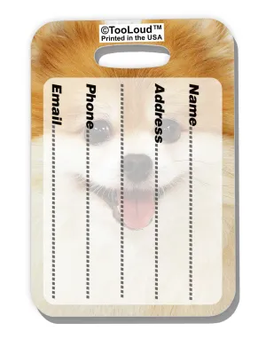 Adorable Pomeranian 1 Luggage Tag Dual Sided All Over Print