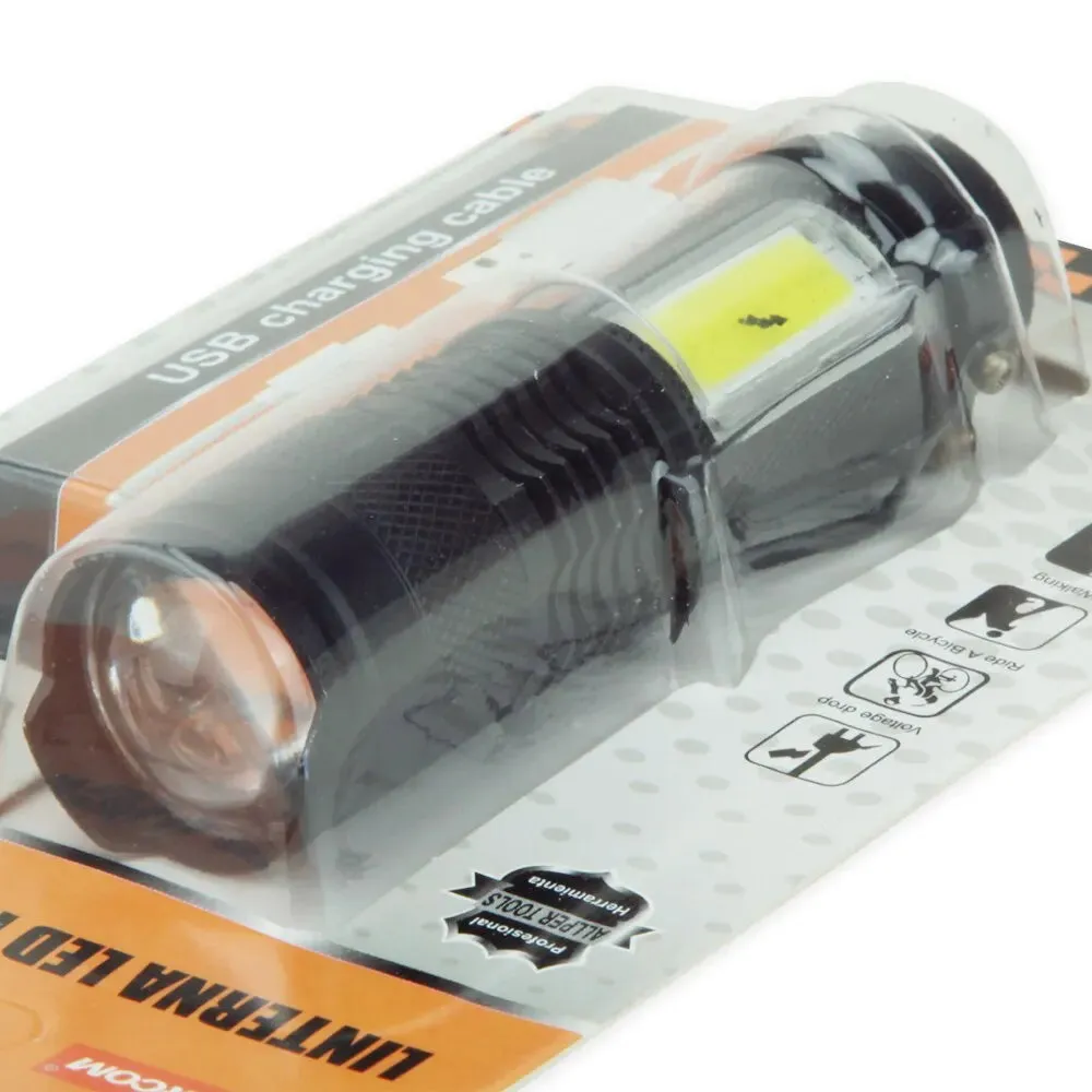 ALLPER USB Rechargeable LED Flashlight