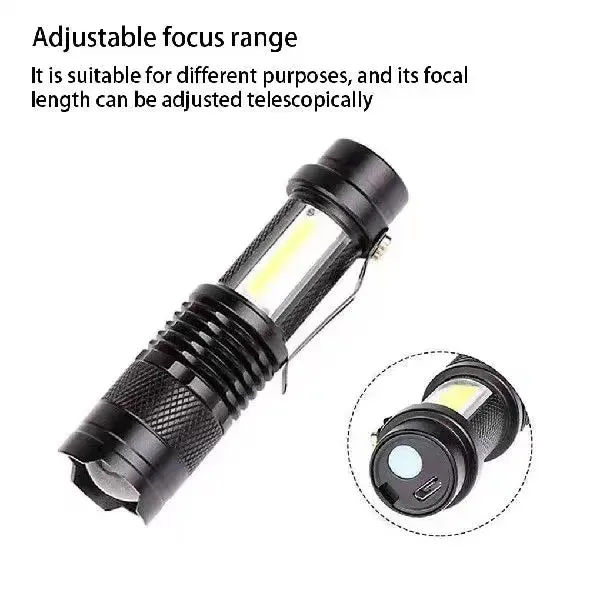 ALLPER USB Rechargeable LED Flashlight