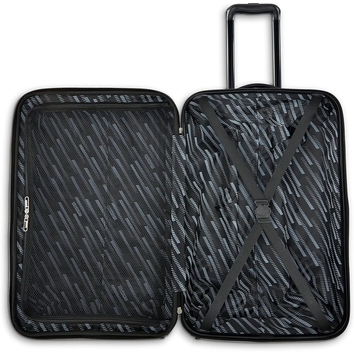 American Tourister Groove Expandable Spinner Suitcase Set 20", 24", 28" - Teal