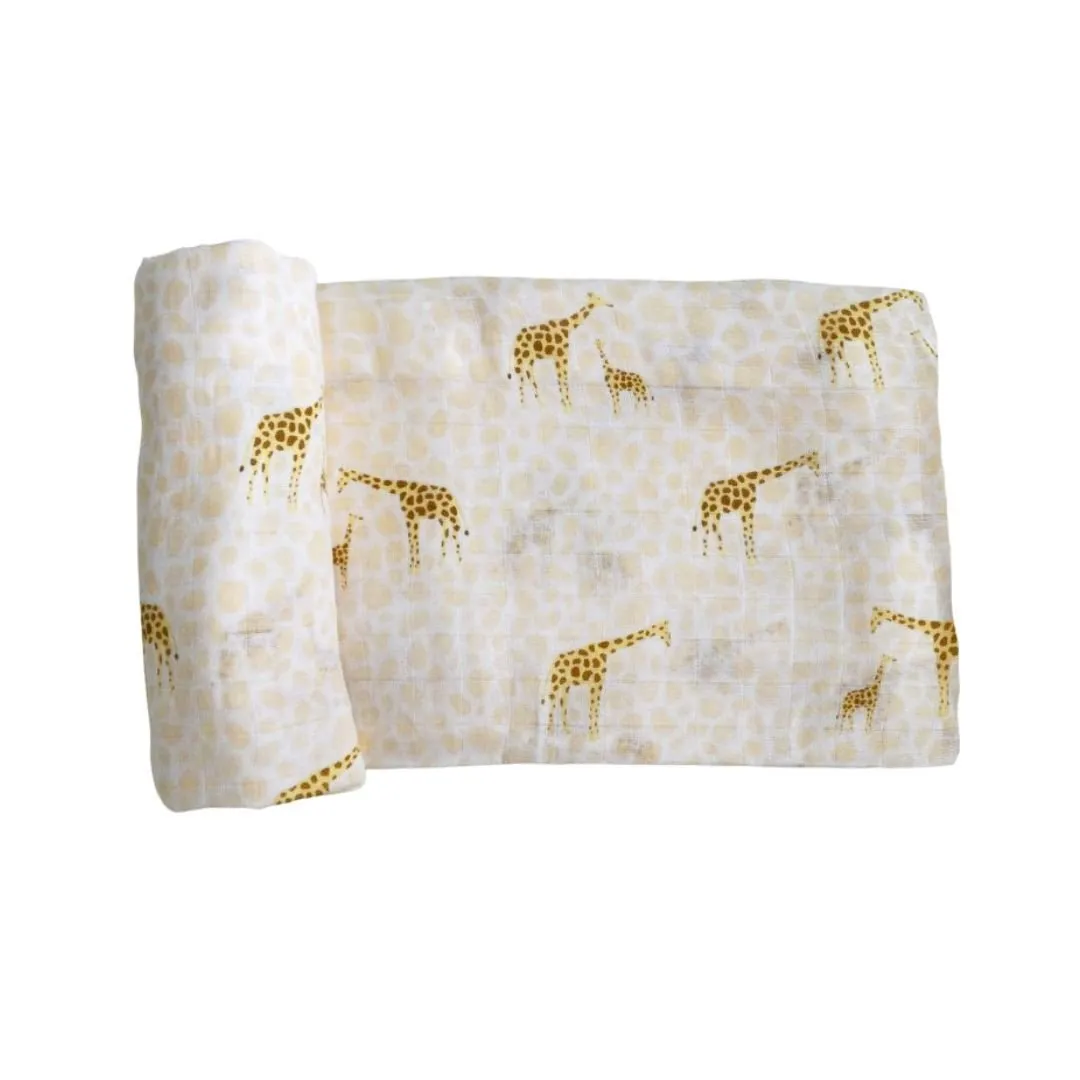 Bamboo Muslin Swaddle Blanket - Growing Love