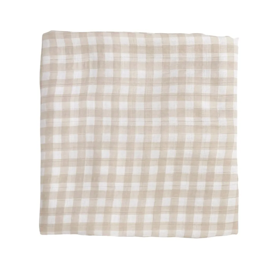 Bamboo Muslin Swaddle Blanket - Growing Love