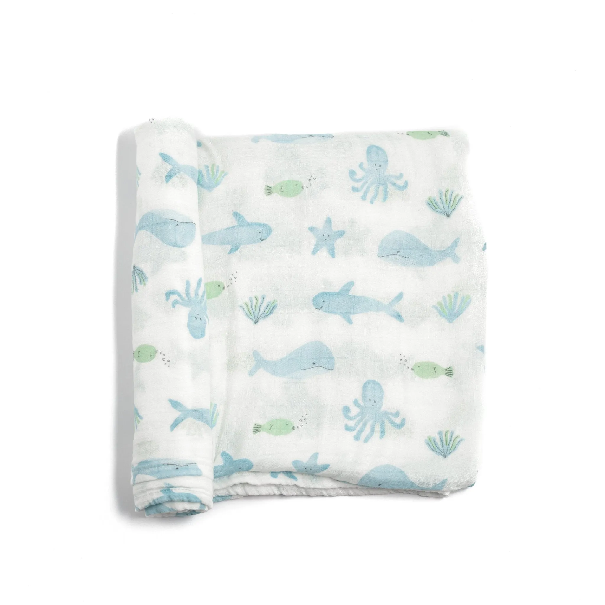 Bamboo Muslin Swaddle Blanket - Growing Love