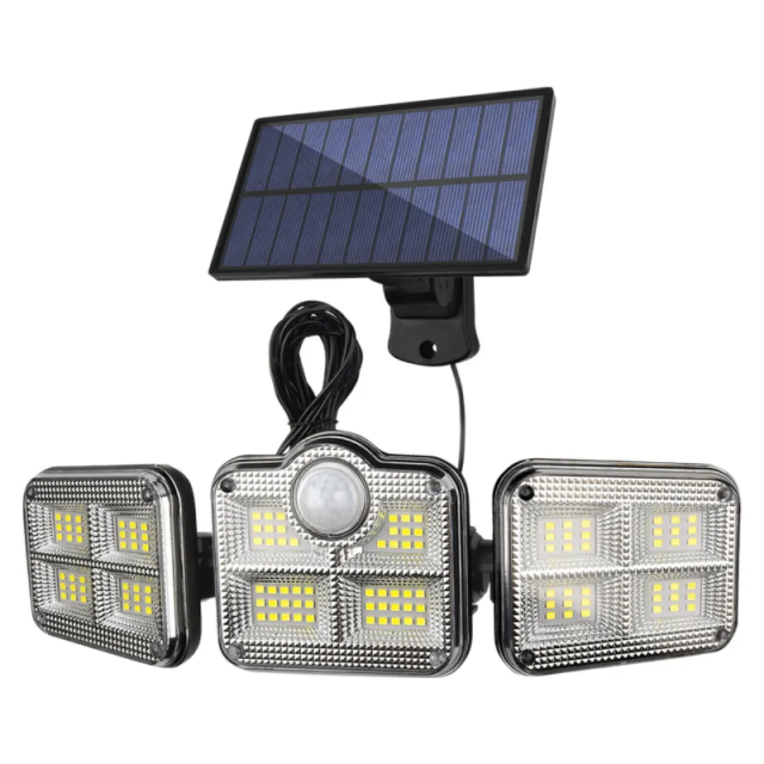 BigM 122 LED adjustable solar security motion sensor light for outdoor
