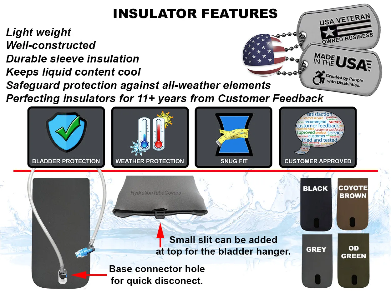 Bladder Insulation for Hydrapak Water Bladder Reservoir
