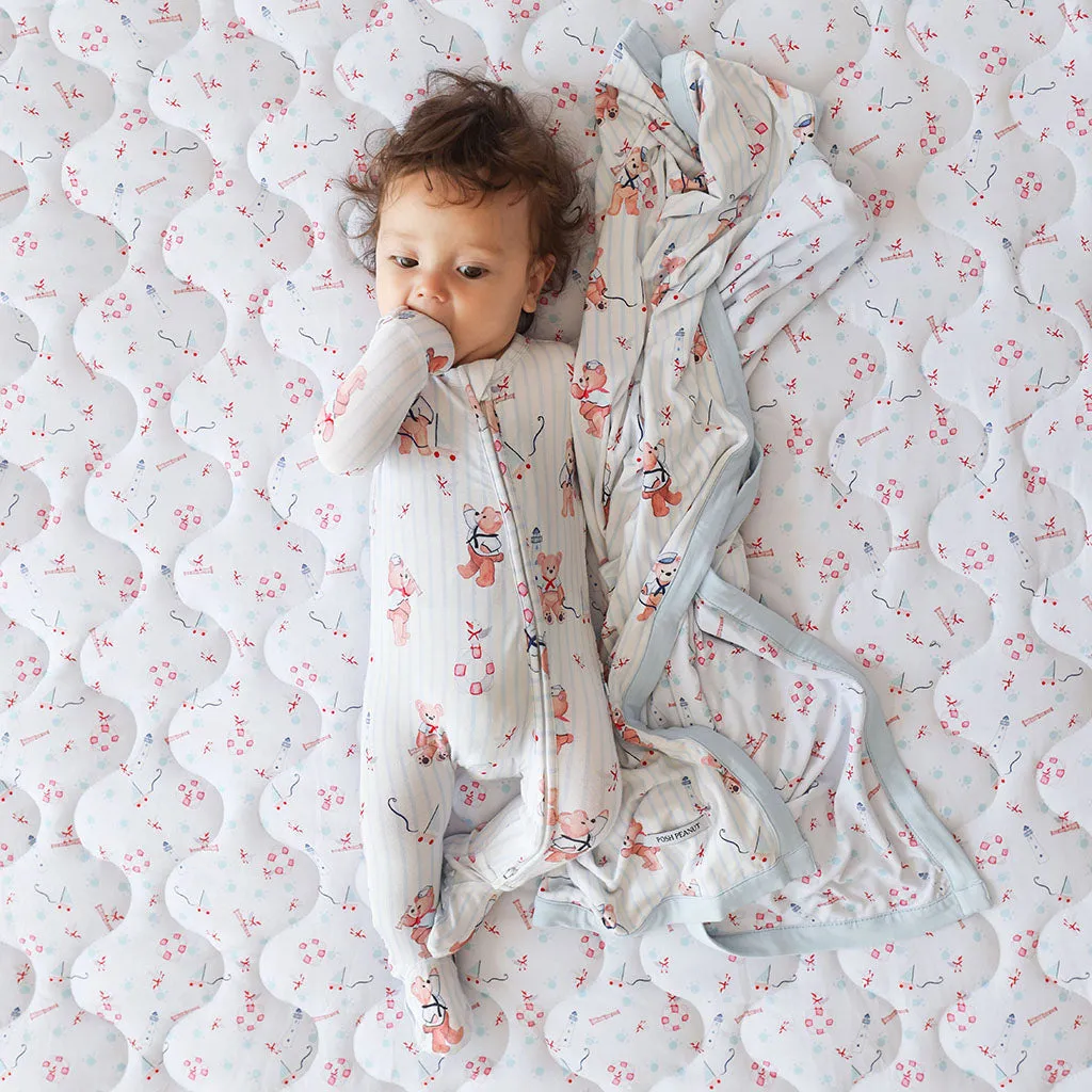 Captain Theo & Seagull Friends Luxette Patoo Blanket