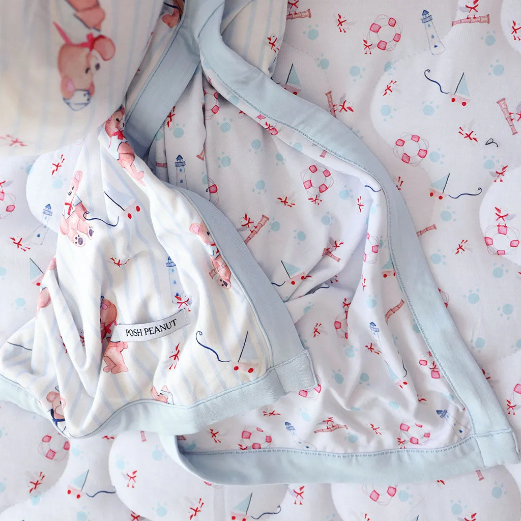 Captain Theo & Seagull Friends Luxette Patoo Blanket