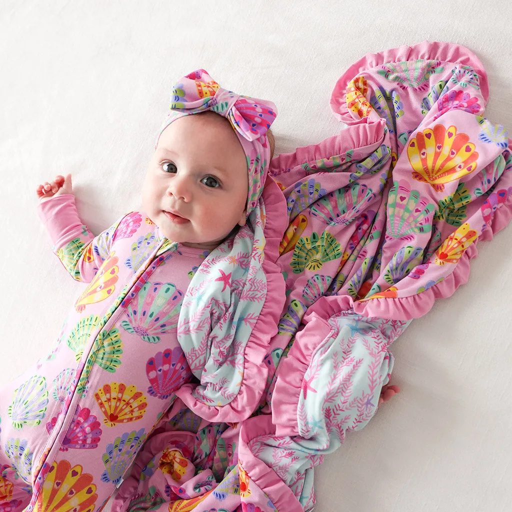 Catalina & Lena Ruffled Luxette Patoo Blanket