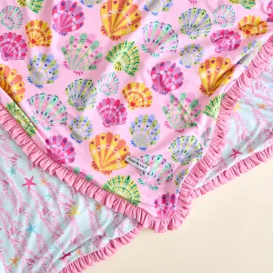 Catalina & Lena Ruffled Luxette Patoo Blanket