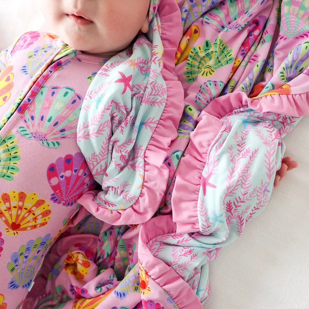 Catalina & Lena Ruffled Luxette Patoo Blanket