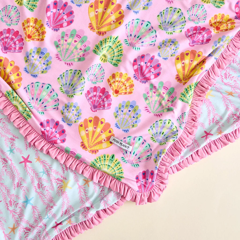 Catalina & Lena Ruffled Luxette Patoo Blanket