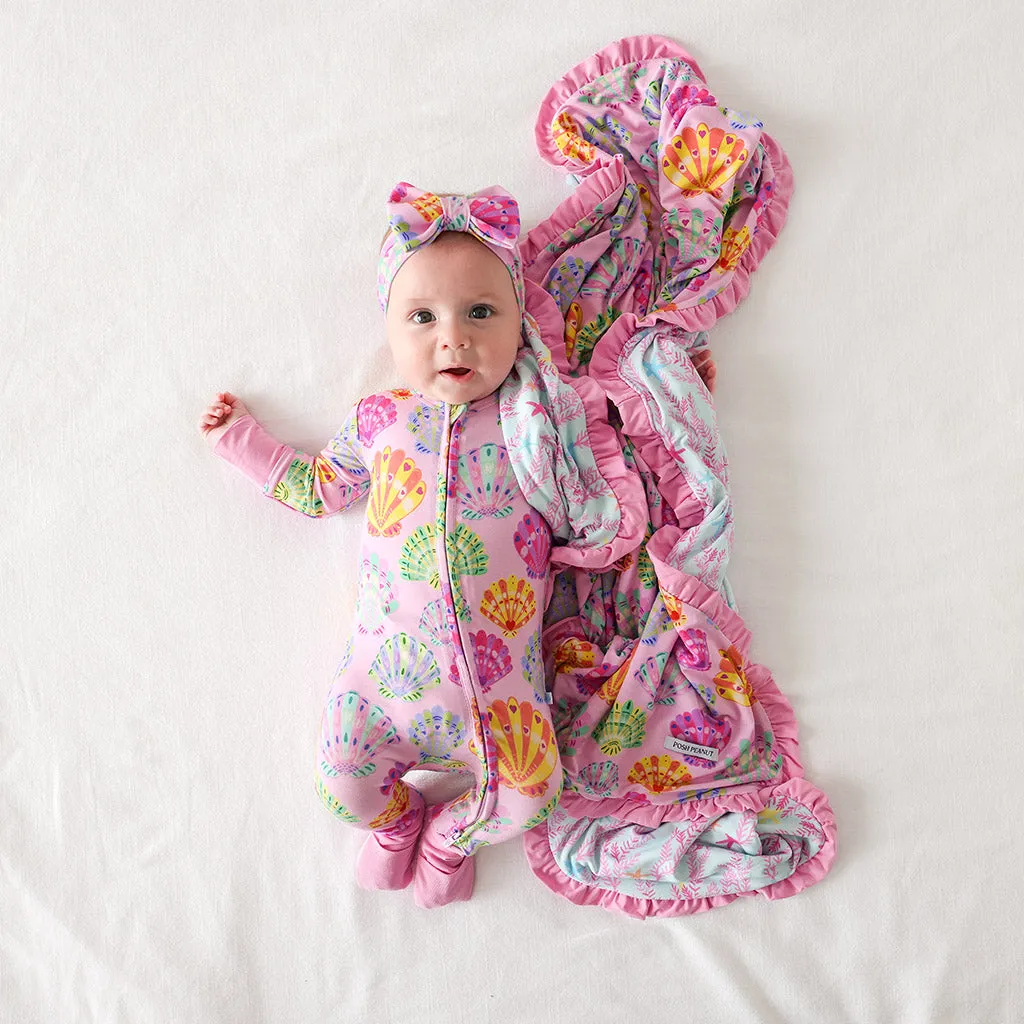 Catalina & Lena Ruffled Luxette Patoo Blanket