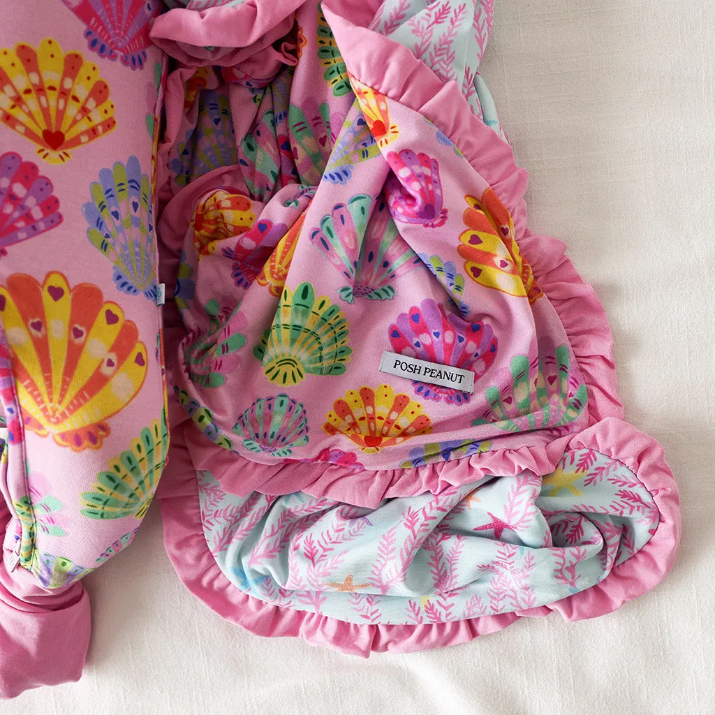 Catalina & Lena Ruffled Luxette Patoo Blanket