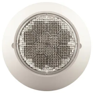 Compass Led Indoor Emergency Remote Lamp Head With Mounting Plate Single Head 1 Watt 3 Vdc White