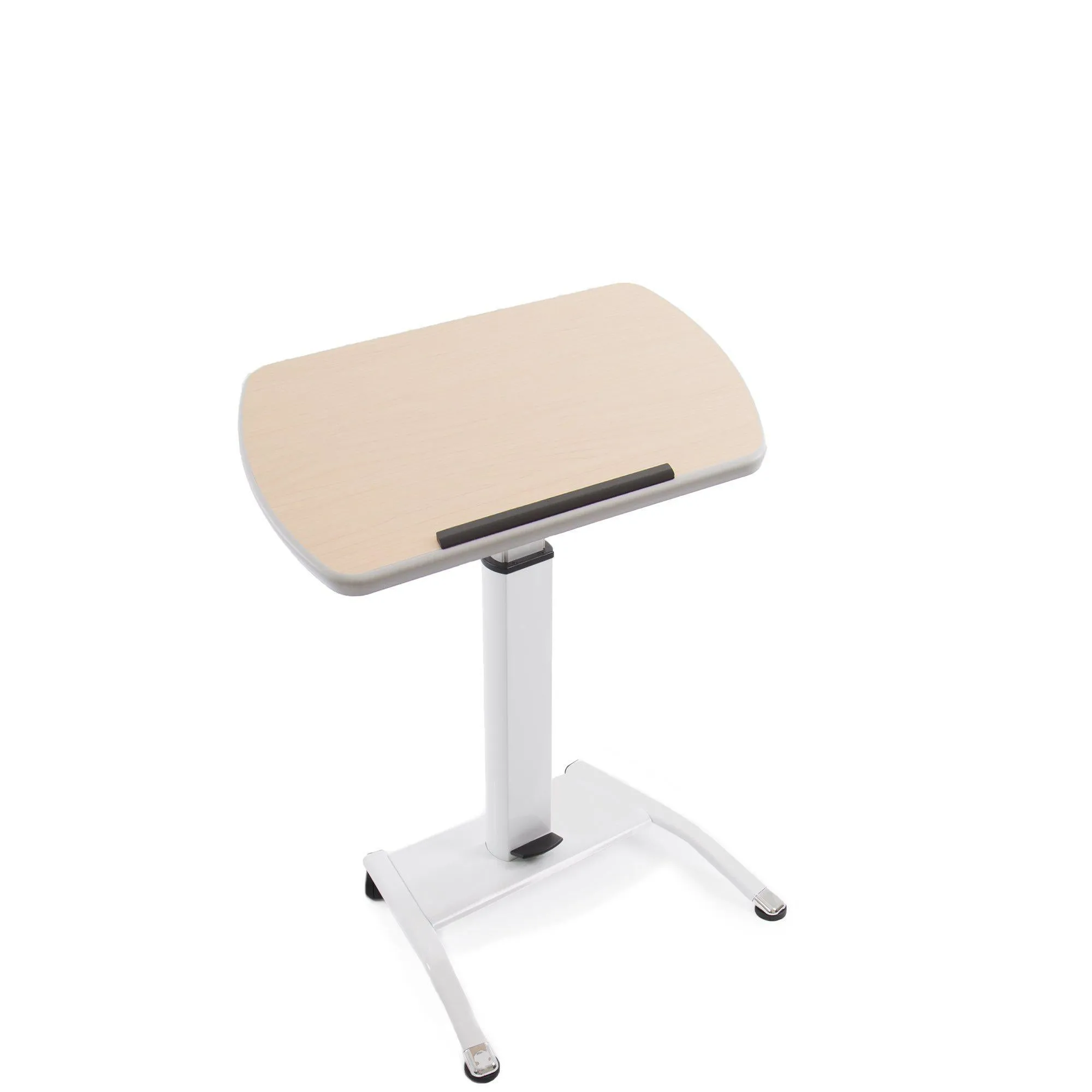 Cruizer Pivot Mobile Standing Desk with Tilting Desktop | Portable Podium