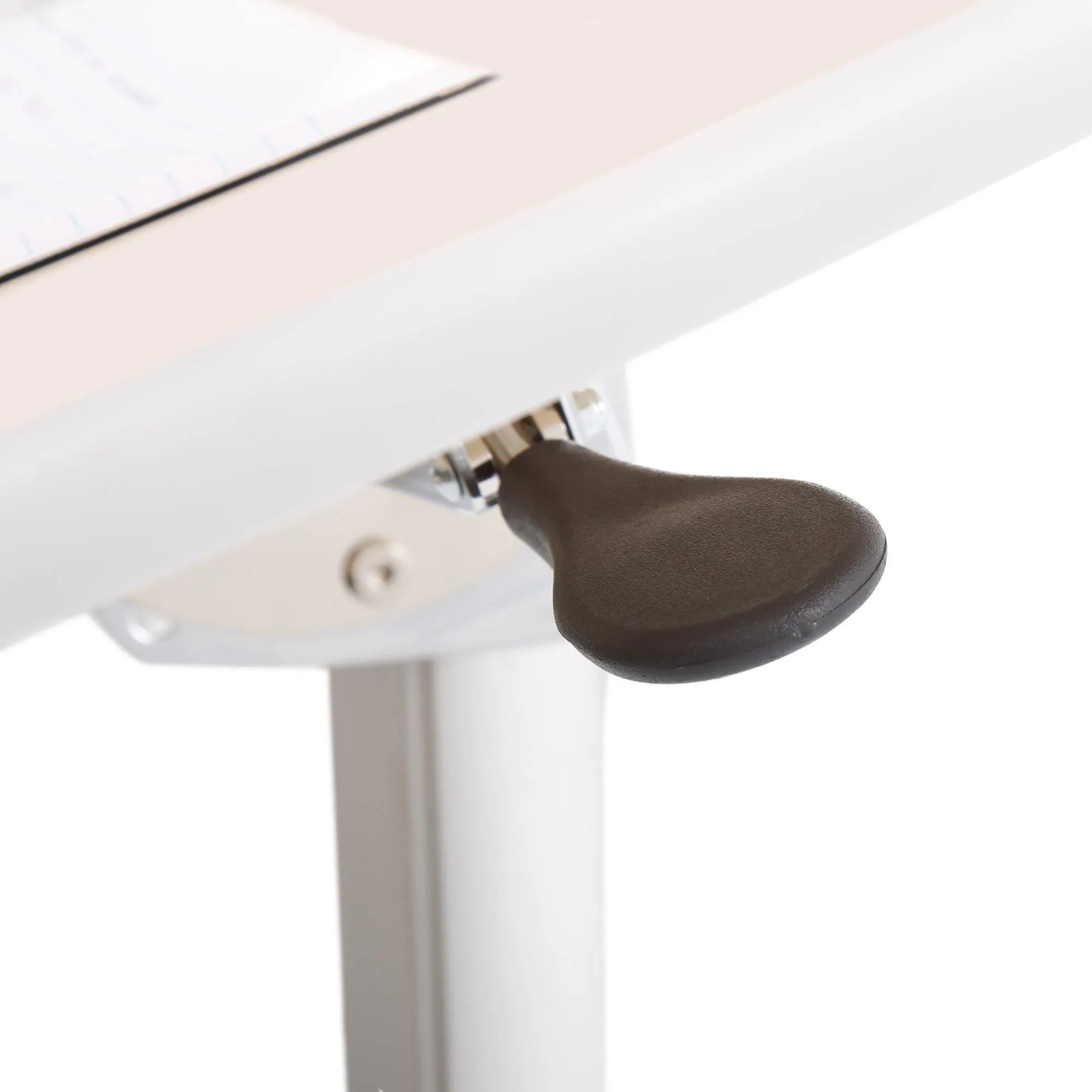Cruizer Pivot Mobile Standing Desk with Tilting Desktop | Portable Podium