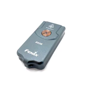 Fenix E03R 260 Lumen Type-C Rechargeable Keychain Flashlight MATCH CA18 LED w/ Red Light