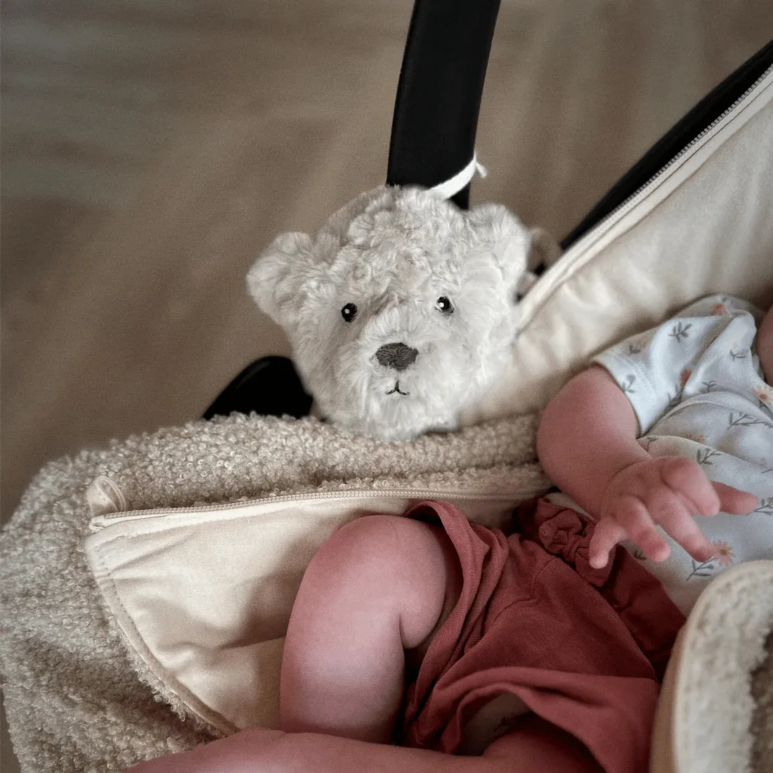 Flow Amsterdam Lou Bear Comforter On The Go - Beige