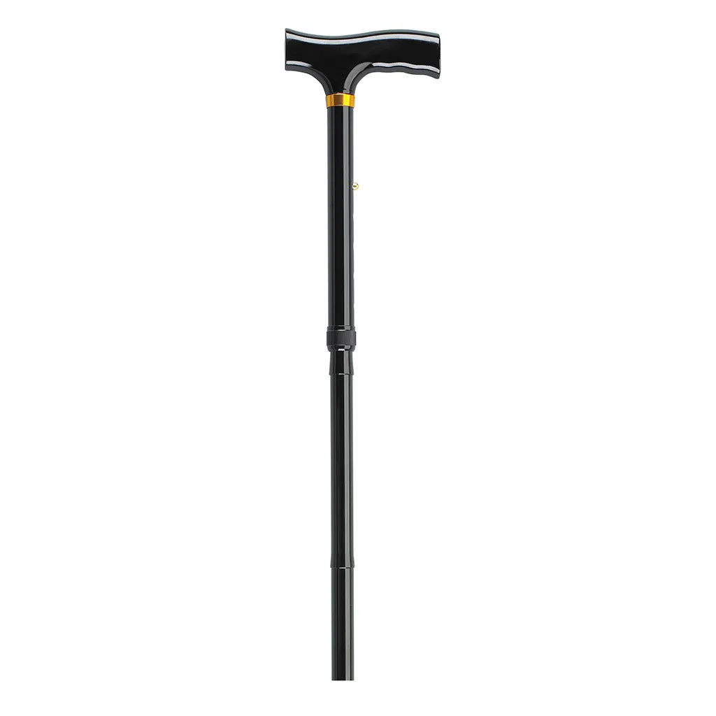 Heavy Duty Folding Cane Lightweight Adjustable with T Handle