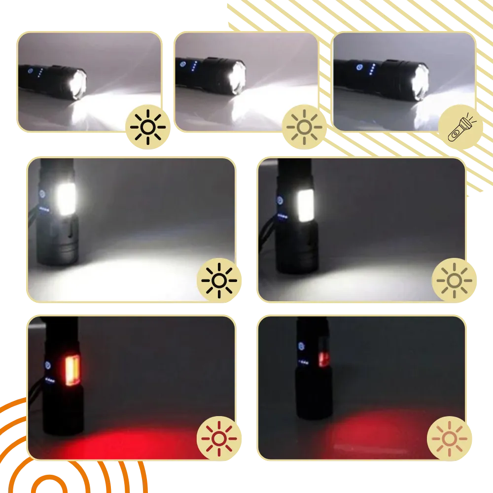 High Beam Rechargeable Led Torch