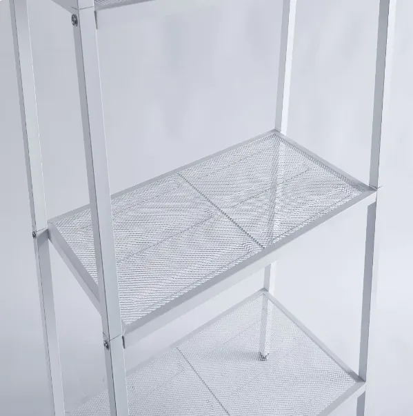 HP12502B, 4 Tier 59" Multipurpose Metal Ladder Shelf