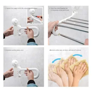Magic Suction Cup Towel Rack Nb-500
