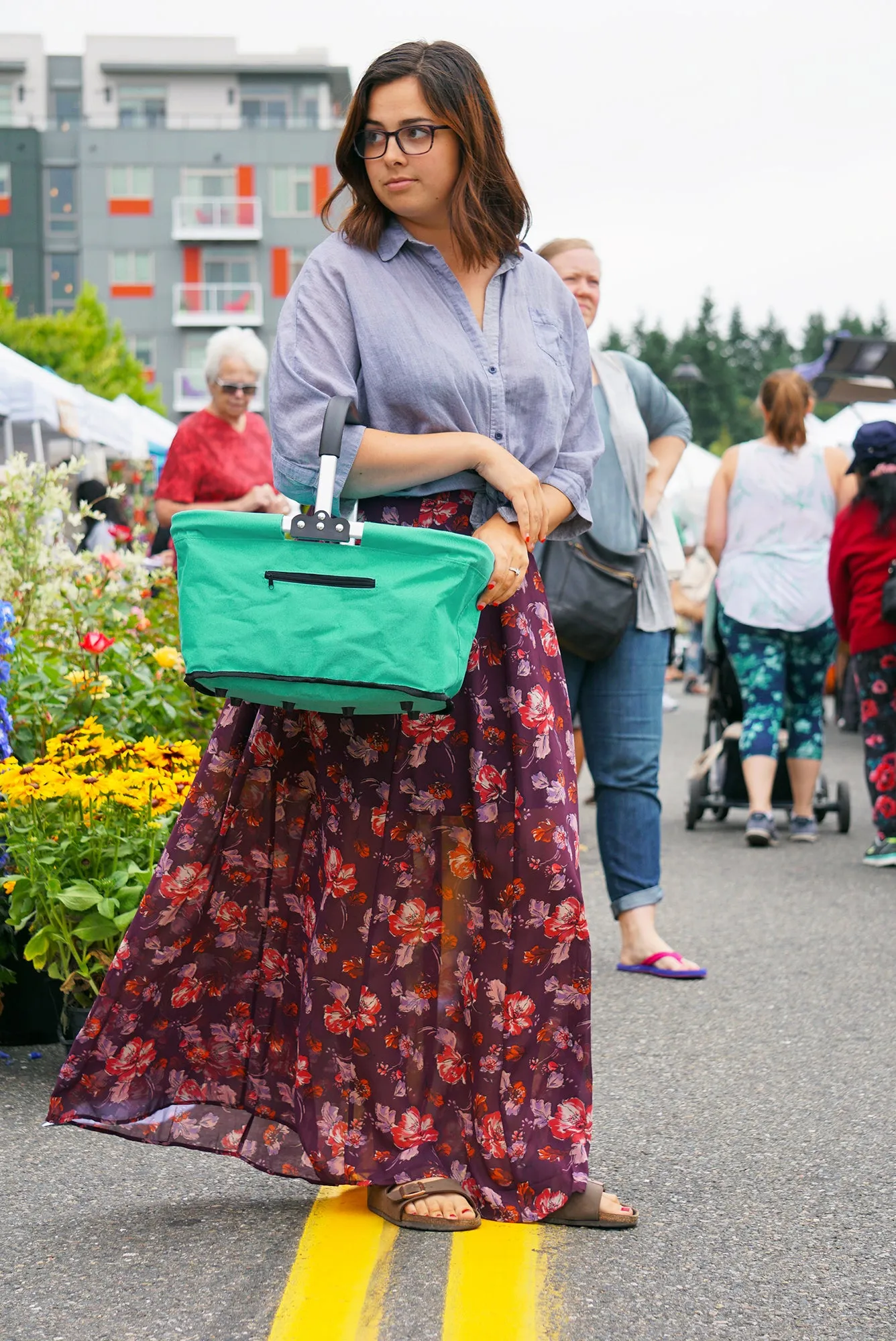Market Basket - Turq.