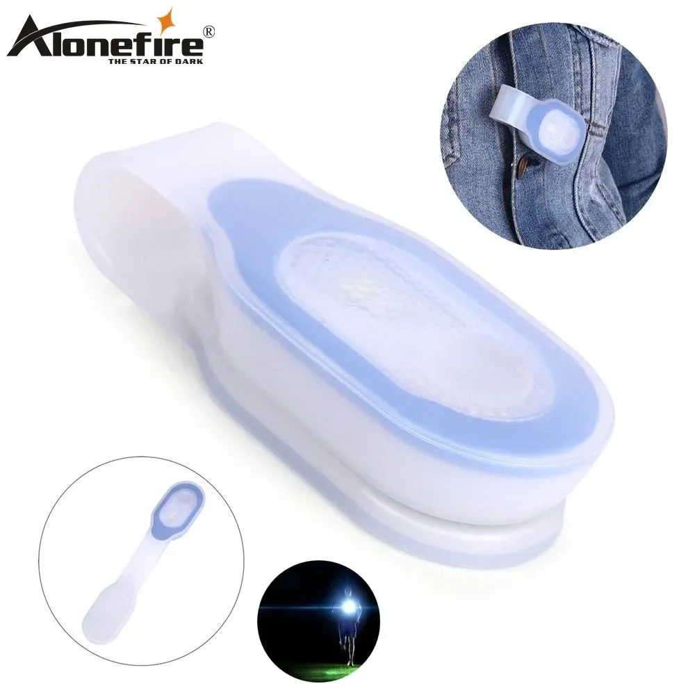 Mini Emergency Light Clip Safety Soft Silicone Running Outdoor Child lamp Strap Hiking Walk Dog Camping Doctor Nurse Work Light