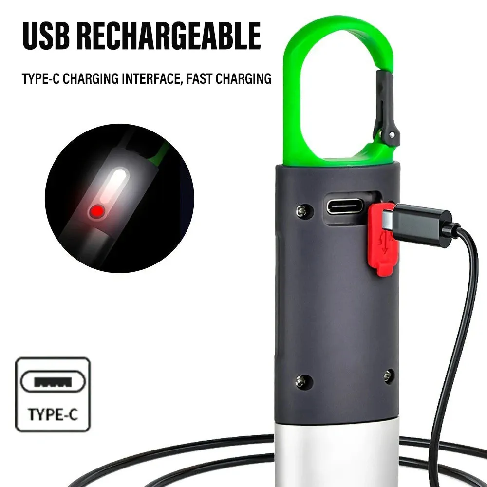 Mini Portable Flashlight, LED   COB Key Light, Side Light Illumination， Four Light Modes, Waterproof Flashlight