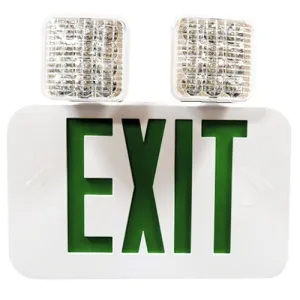 Morris Products 73472 Grn LED Wh Combo Exit/Em Lt SD