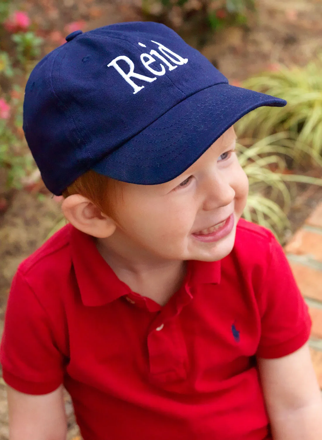 Navy fire truck Hat Kids