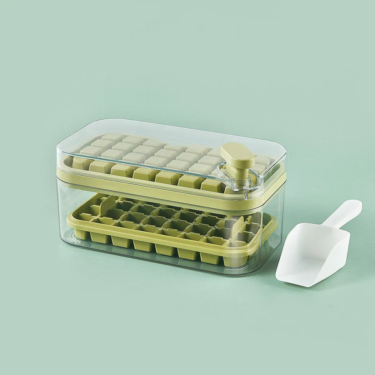 One-button Press Type Ice Cube Maker