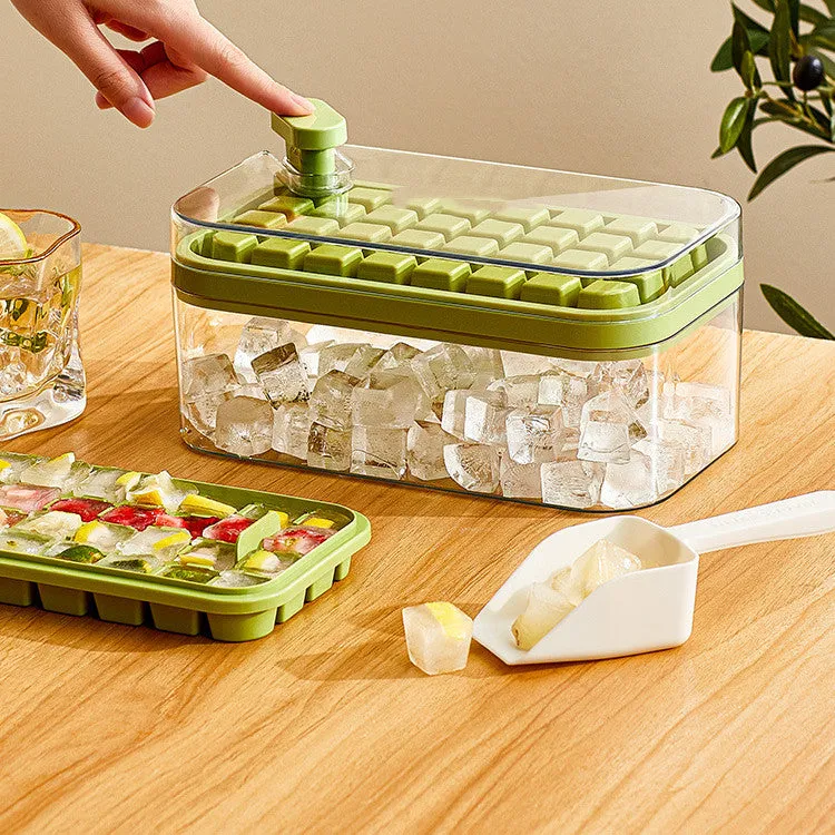 One-button Press Type Ice Cube Maker