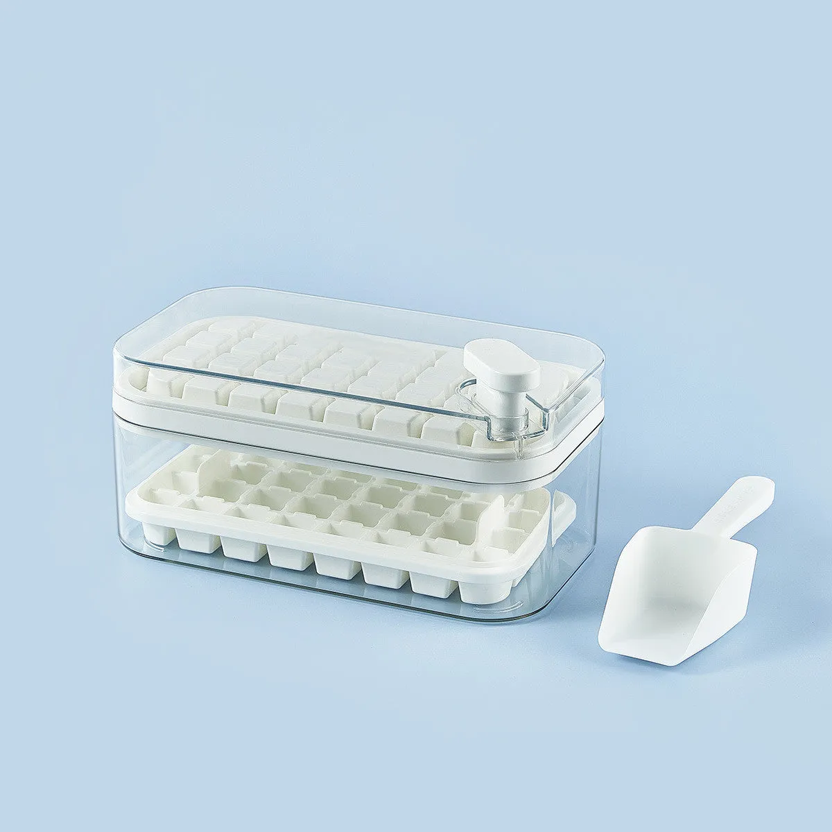 One-button Press Type Ice Cube Maker