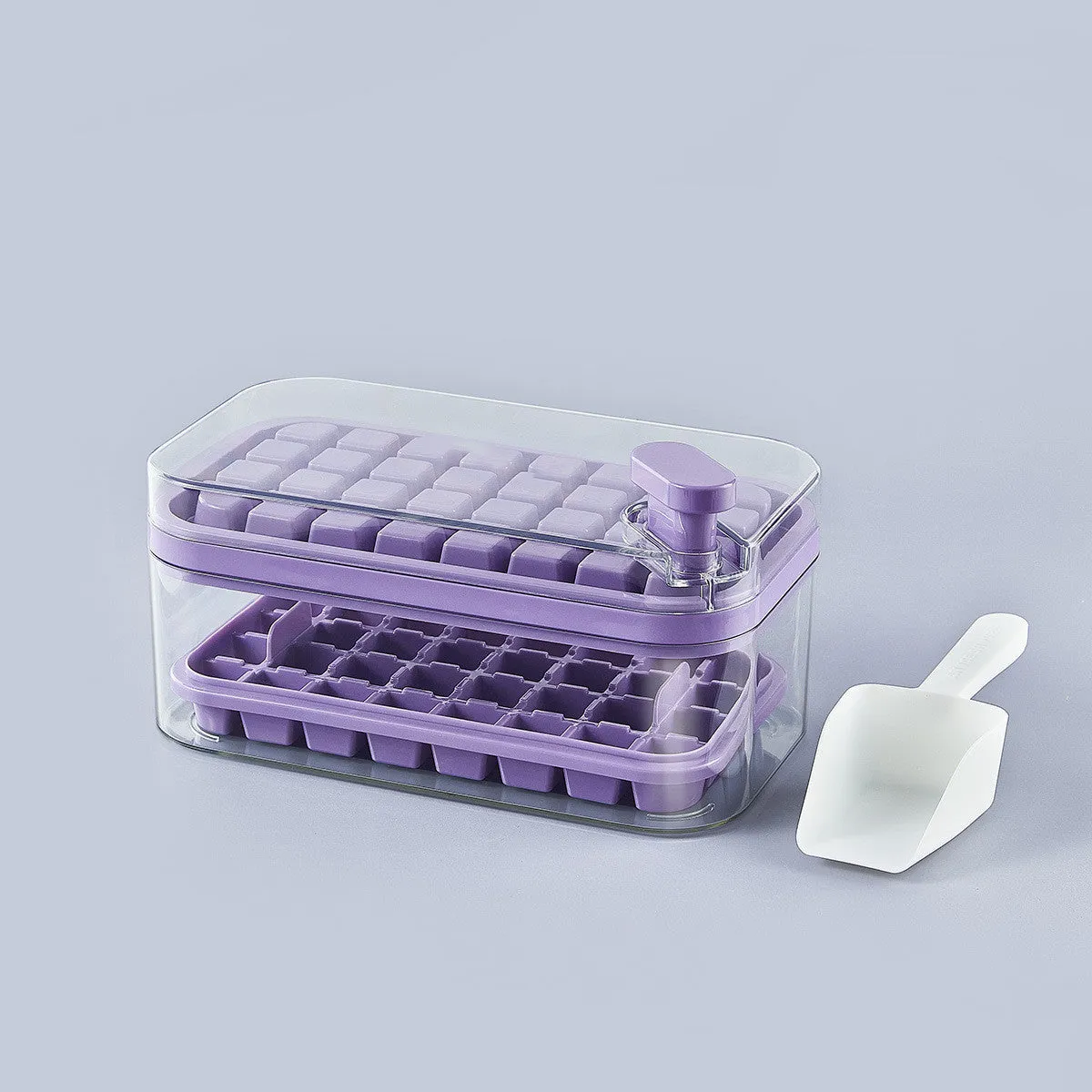 One-button Press Type Ice Cube Maker