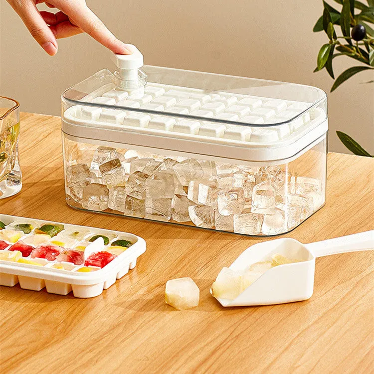One-button Press Type Ice Cube Maker