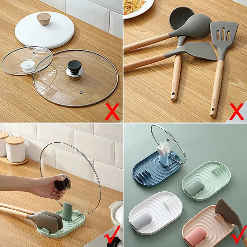 Pot and Spoon Lid Holder – Kitchen Organizer