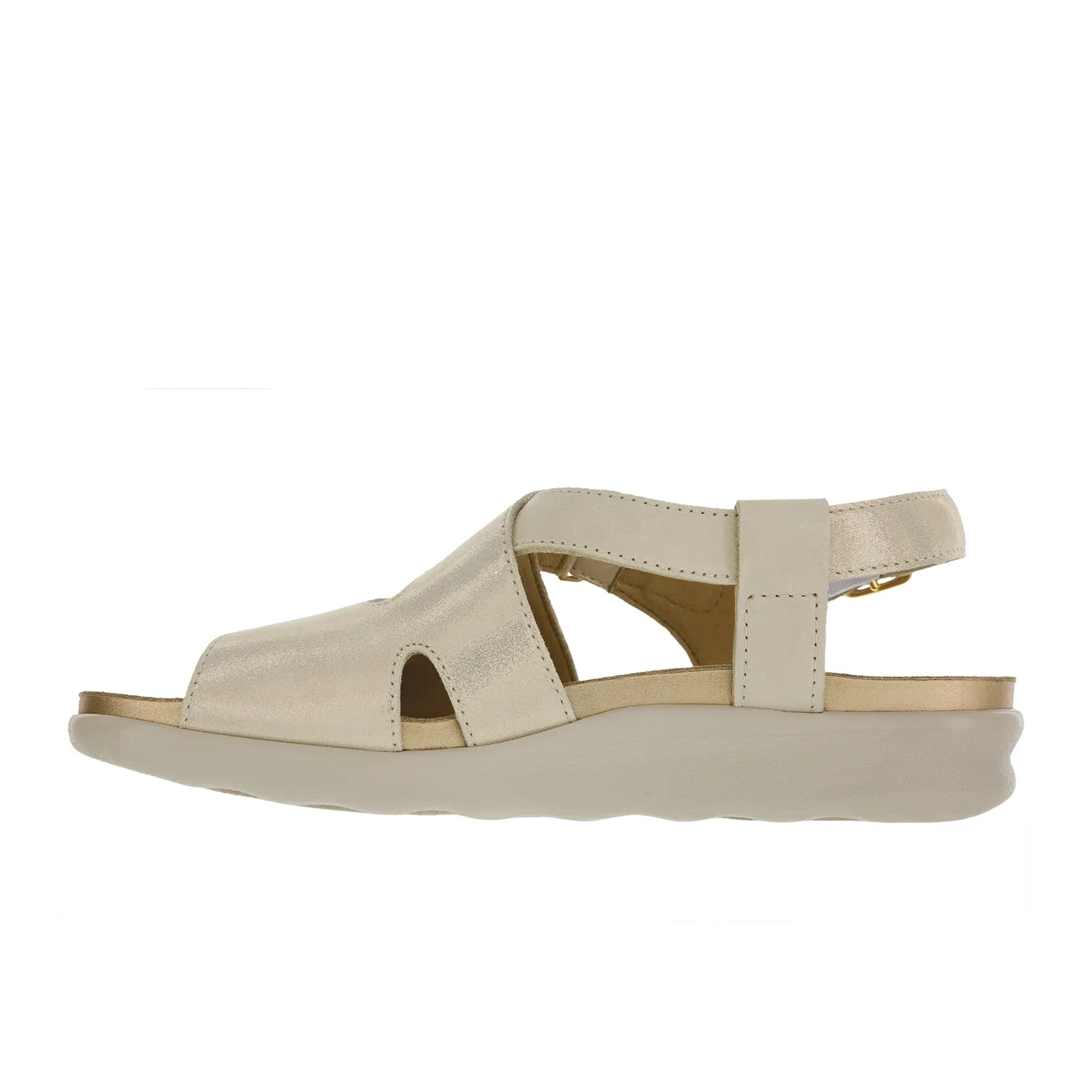 SAS Huggy Backstrap Sandal (Women) - Soft Gold