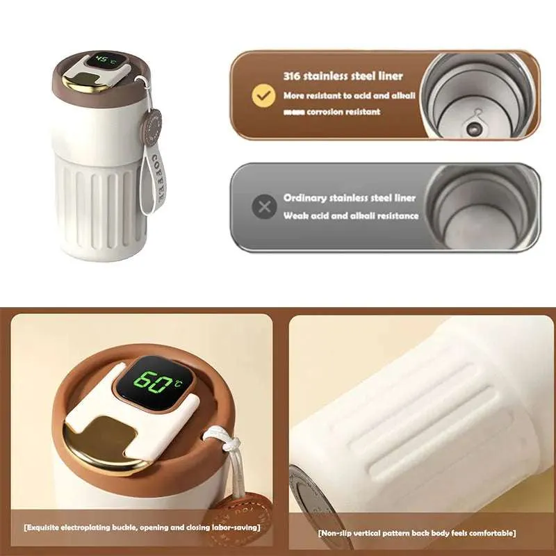 Smart Temperature Display Water Bottle