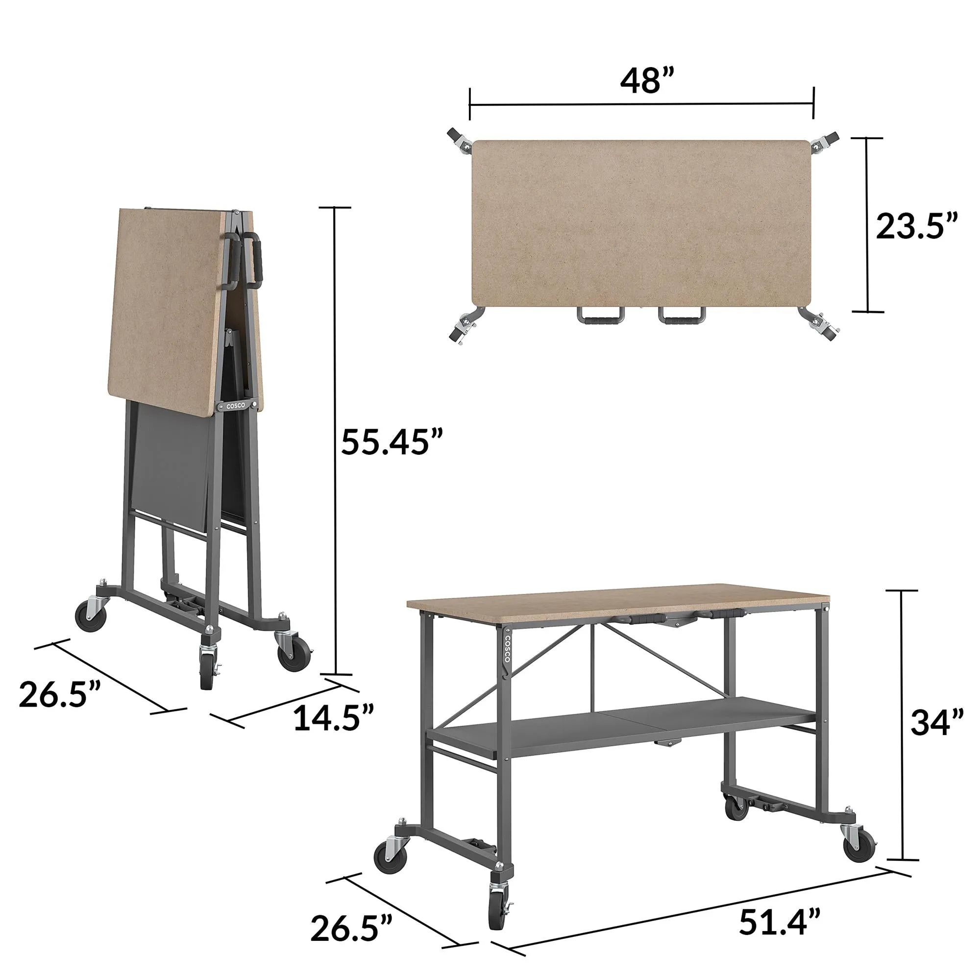 SmartFold Portable Workbench / Folding Utility Table
