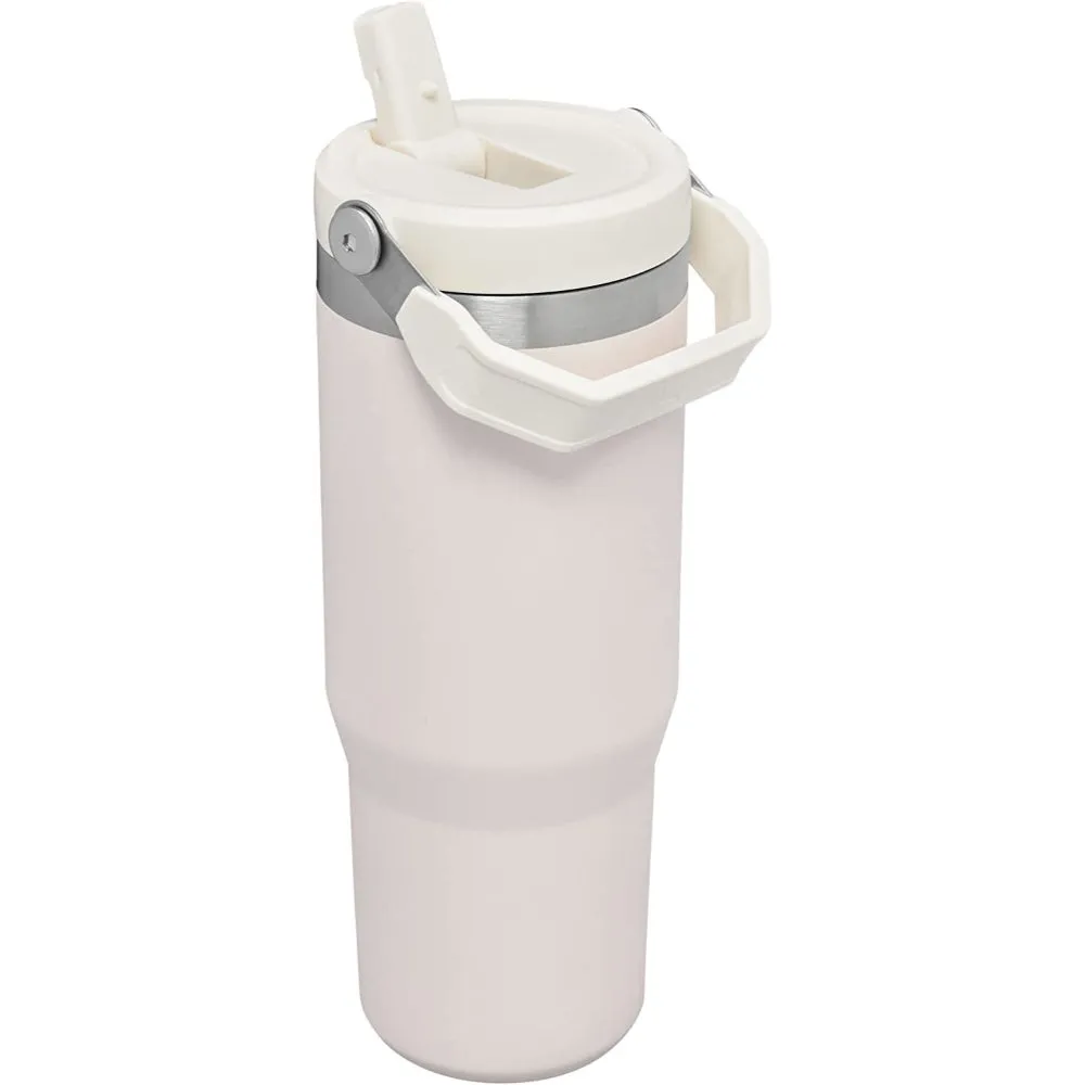 Stanley Ice Flow GO 870ml/30oz Flip Straw Wtr Btl Rose Quartz