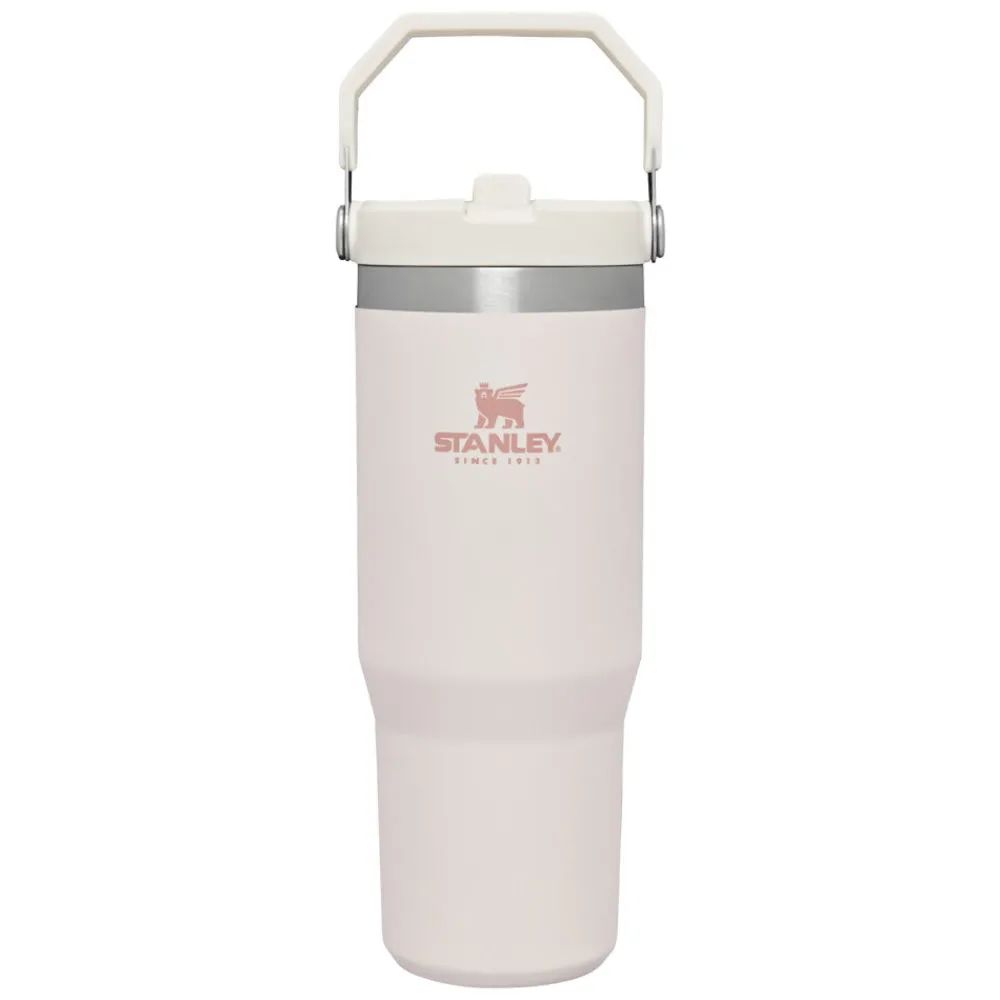 Stanley Ice Flow GO 870ml/30oz Flip Straw Wtr Btl Rose Quartz