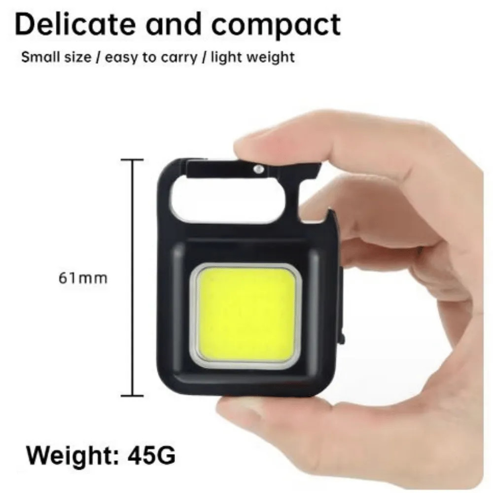 Super Bright MINI COB Keychain Flashlight Charging Lamp